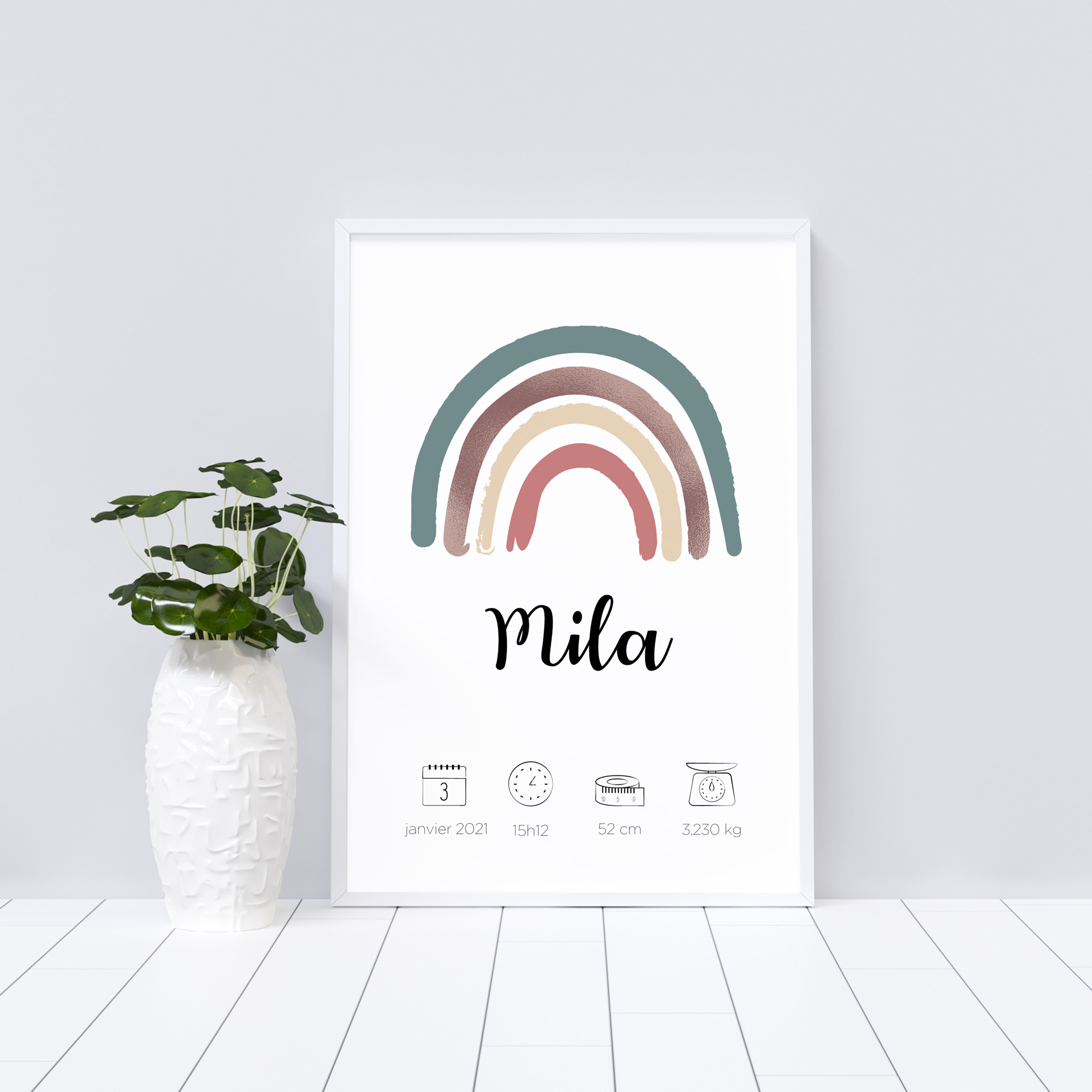 Affiche Mila infos complètes affiche naissance arc-en-ciel