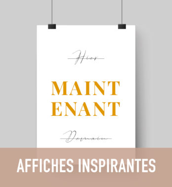 Affiches phrases inspirantes