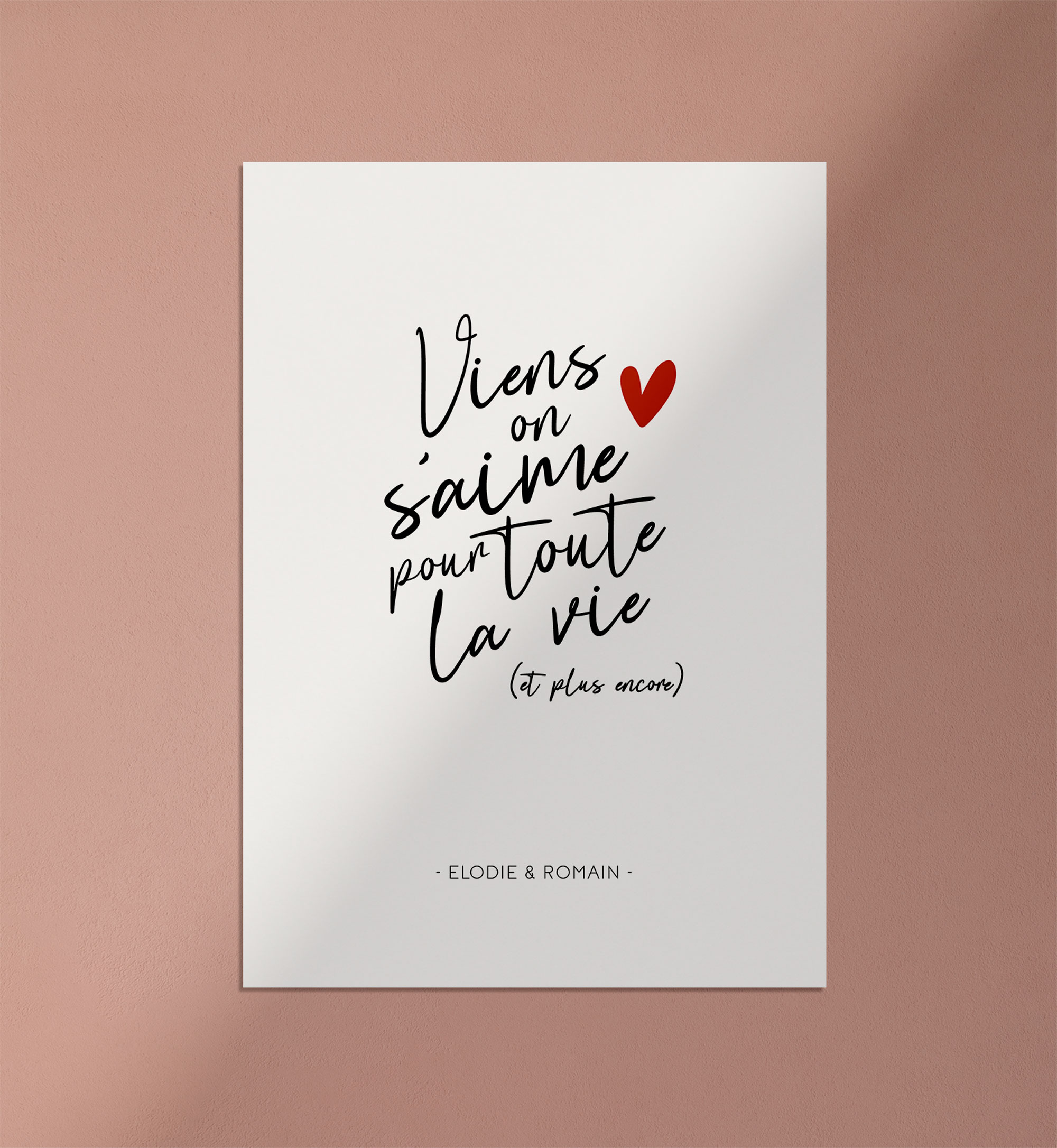 viens on s'aime affiche couple