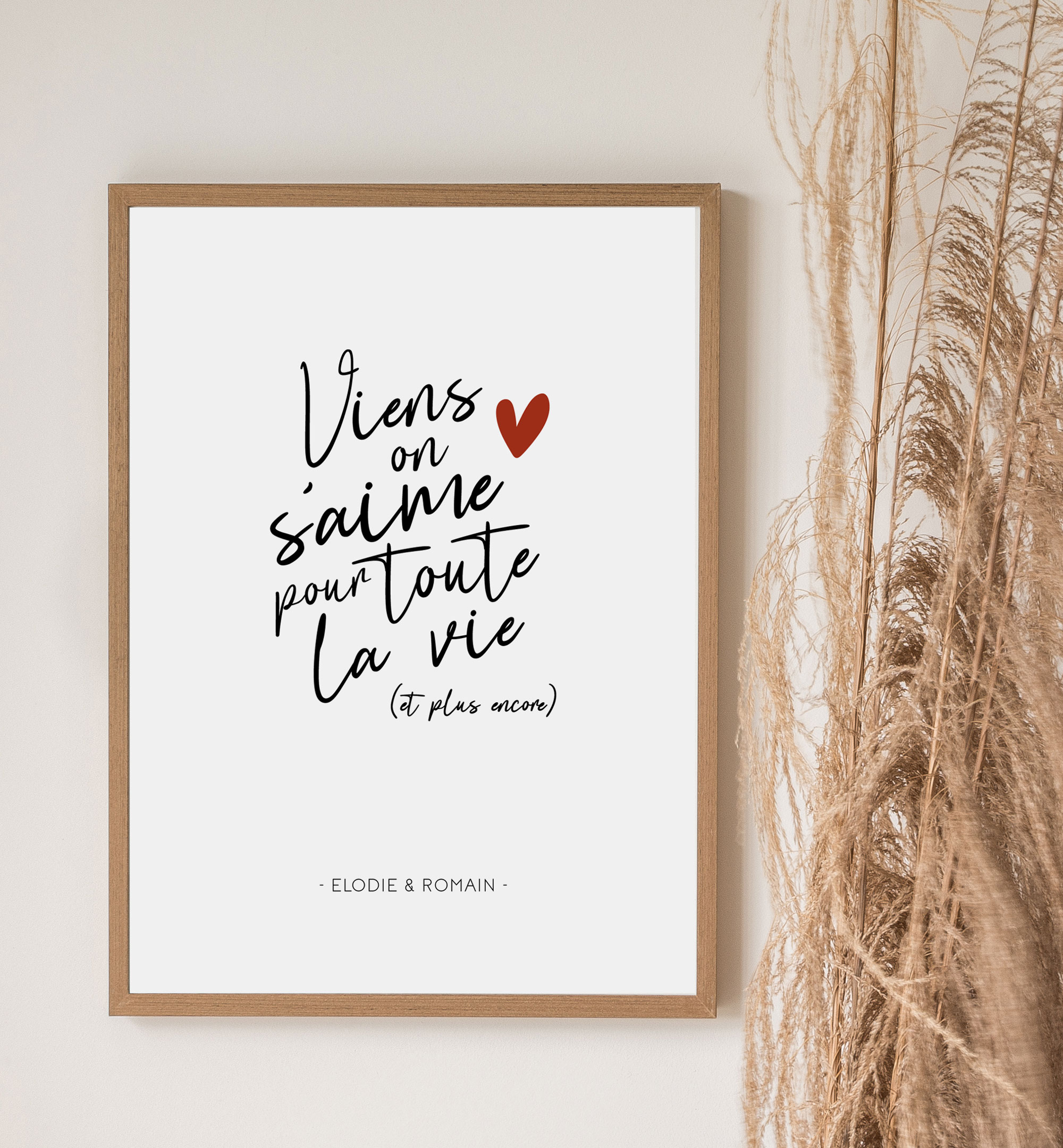 viens on s'aime affiche amour