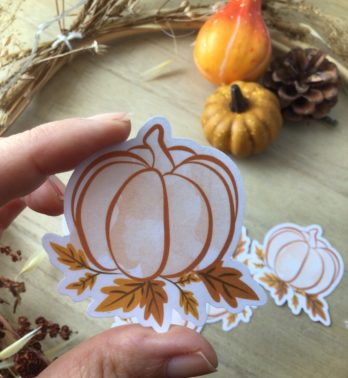 sticker pumpkin