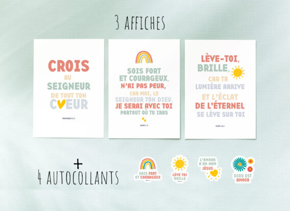 AFFICHES CHRETIENNES ENFANT