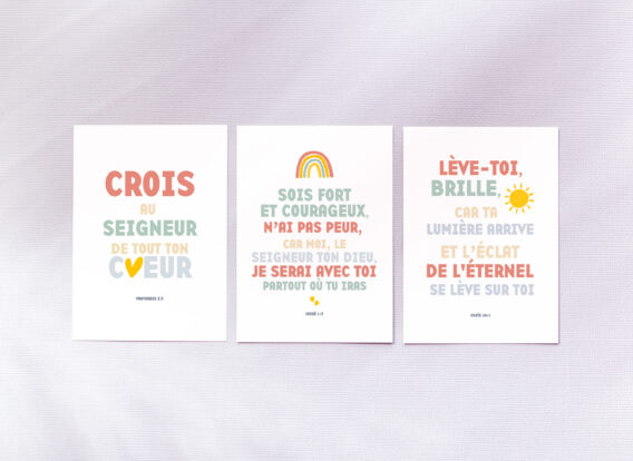 AFFICHES CHRETIENNES ENFANT