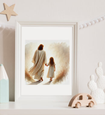 affiche fille et jesus