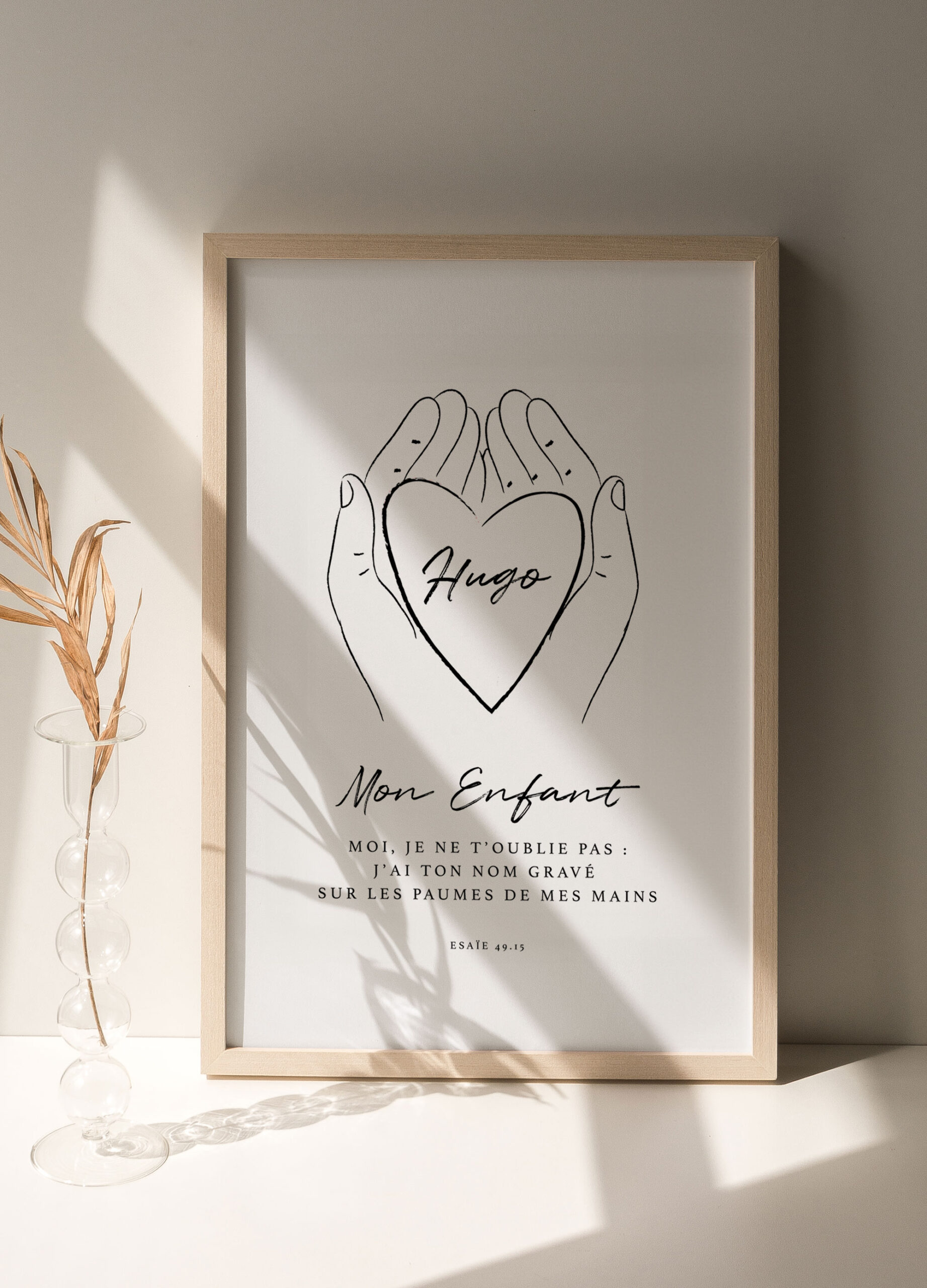 affiche chrétienne enfant